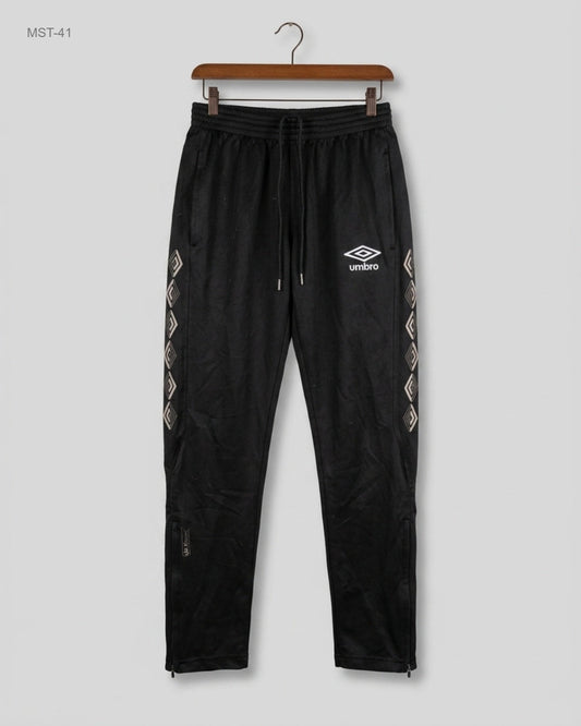 Premium Condition Men Sports Trousers | Preloved UNBRO | Black Polyester | Thrift Shop for MENS Peshawar Pakistan | OTS