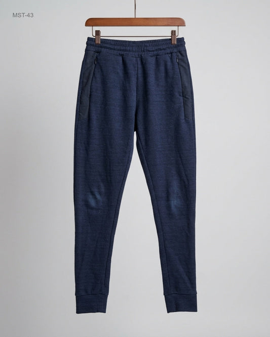 UK Imported secondhand Men Sports Trousers - DUNNES STORES brand, Blue Polyester, Premium condition, for MENS - Online Thrift Store Islamabad Pakistan