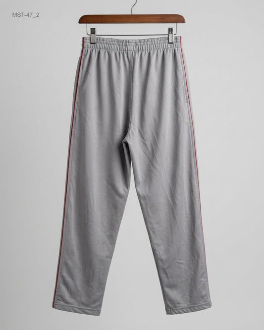 Preloved Men Sports Trousers by CUT LABEL in Gray Polyester for MENS - Premium Condition | OTS Pakistan (MST-47)
