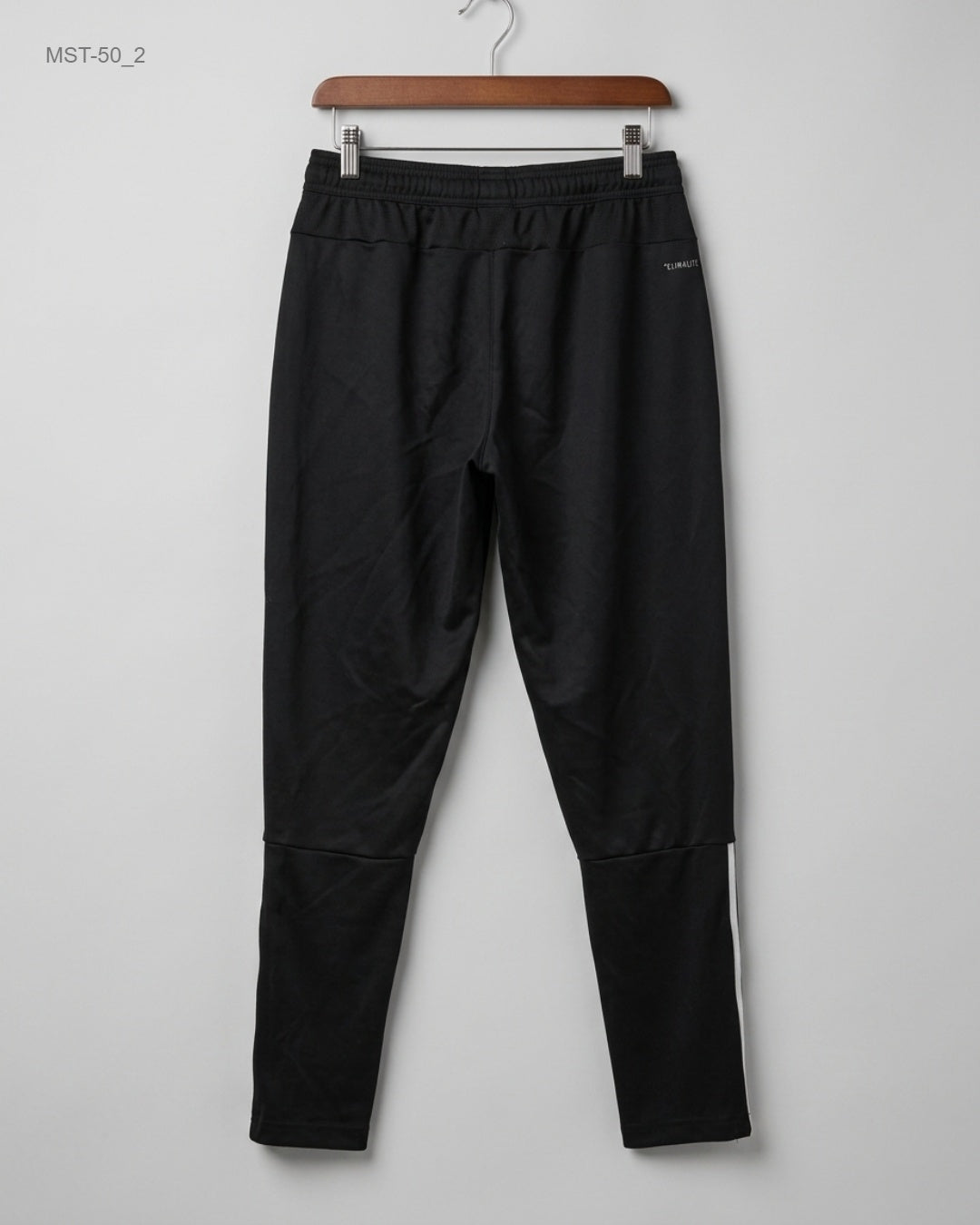 Shop Premium Condition Black Polyester Men Sports Trousers by ADIDAS for MENS at OTS - Online Thrift Store Pakistan (MST-50)