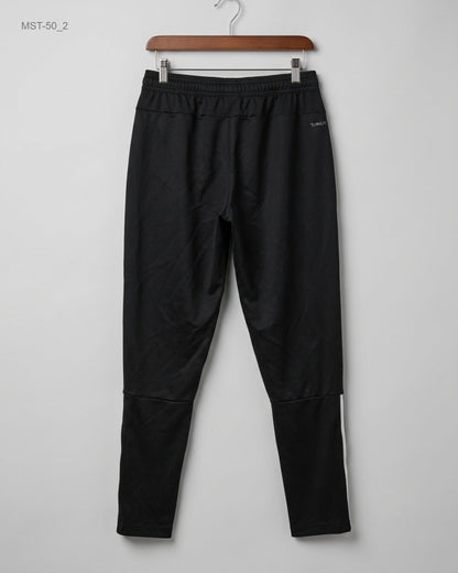 Shop Premium Condition Black Polyester Men Sports Trousers by ADIDAS for MENS at OTS - Online Thrift Store Pakistan (MST-50)