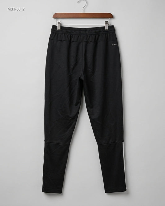 Shop Premium Condition Black Polyester Men Sports Trousers by ADIDAS for MENS at OTS - Online Thrift Store Pakistan (MST-50)
