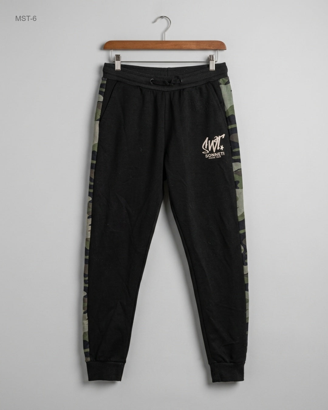 SONNETT (MST-6) Camo Side-Stripe Joggers \ Trouser
