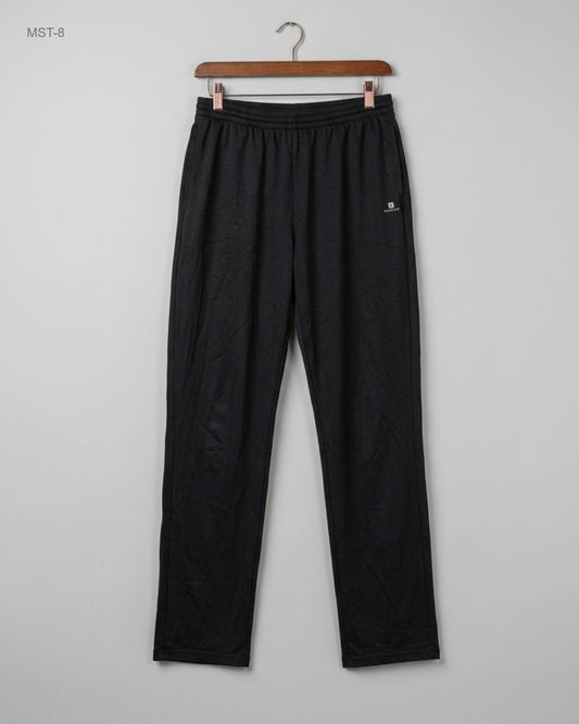 Shop Premium Men Sports Trousers by CUT LABEL | Preloved Branded Clothes | Black Polyester | MENS | OTS Thrift Store Islamabad Pakistan