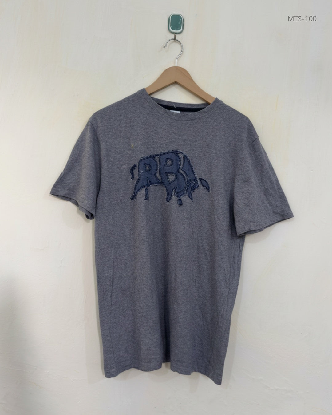 RAGING BULL Grey Mens Tshirts (MTS-100)