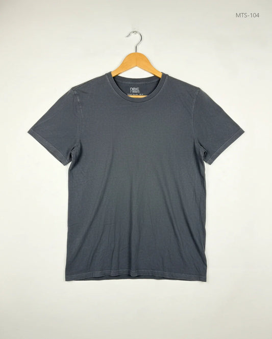 UK Imported secondhand Mens Tshirts - Next brand, Black Cotton, Premium condition, for Men - Online Thrift Store Islamabad Pakistan
