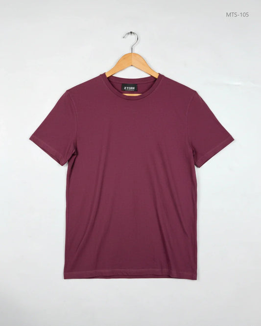 UK Imported secondhand Mens Tshirts - Primark brand, Maroon Cotton, Premium condition, for Men - Online Thrift Store Karachi Pakistan