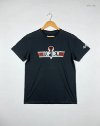 GILDAN Black Mens Tshirts (MTS-106)
