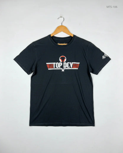 Preloved Excellent Mens Tshirts by GILDAN, Black Cotton for Men - OTS Thrift Shop Karachi Pakistan