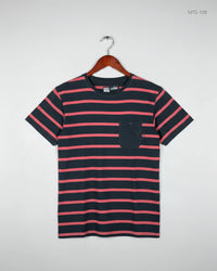 BILLA BONG Pink & Blue Mens Tshirts (MTS-108)