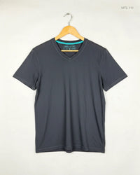 ACTIVE Black Mens Tshirts (MTS-111)