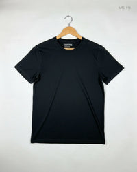 SANDSTONE Black Mens Tshirts (MTS-116)