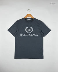 BALENCIAGA Gray Mens Tshirts (MTS-120)