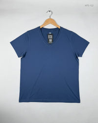 UNI QLO Blue Mens Tshirts (MTS-122)
