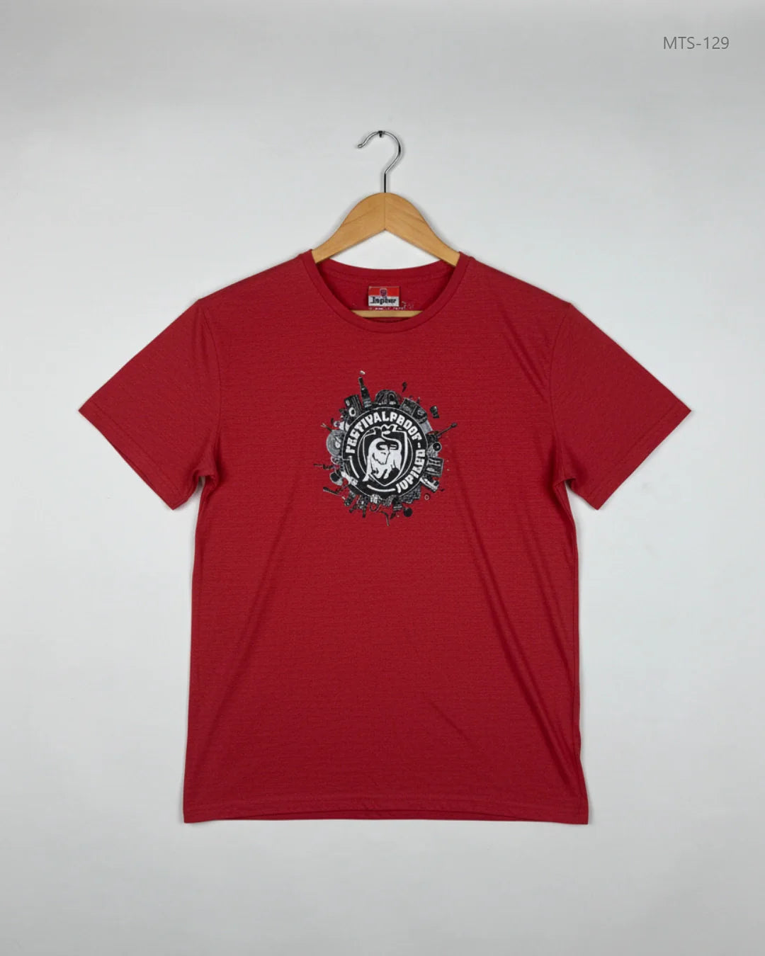 UNKNOWN Red Mens Tshirts (MTS-129)