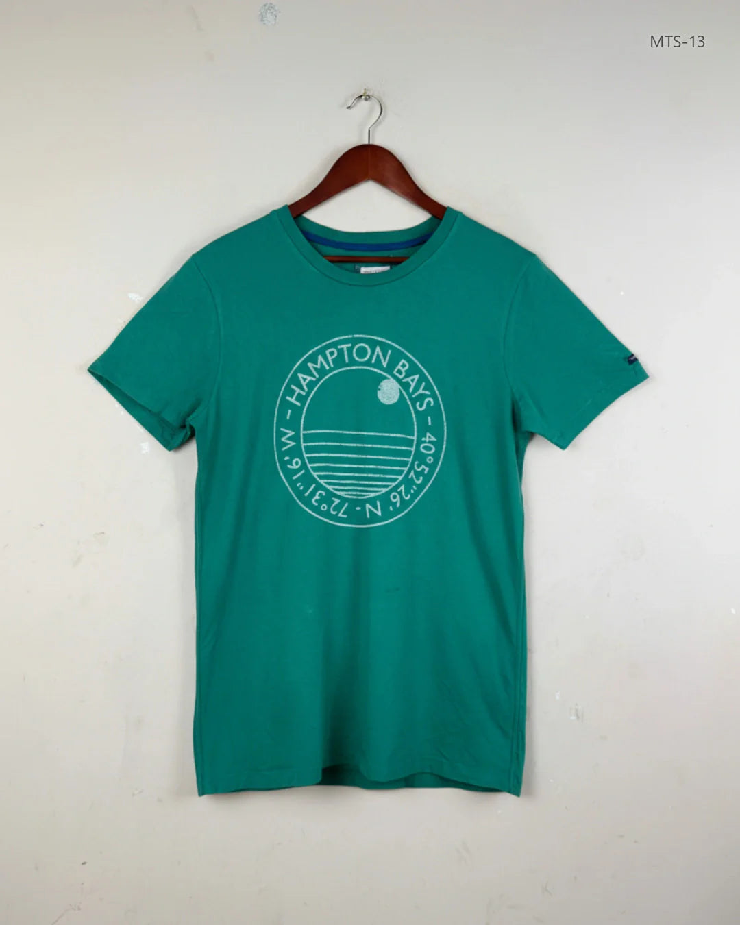 HAMPTON BAY Men'S Green Mens Tshirt (MTS-13)