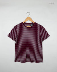 H&M Maroon Mens Tshirts (MTS-132)