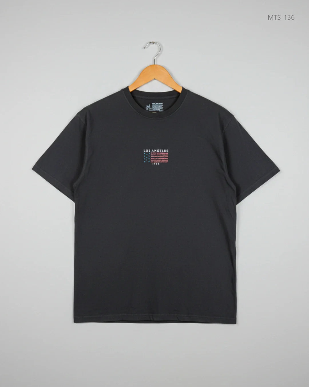 DAISY STREET Black Mens Tshirts (MTS-136)