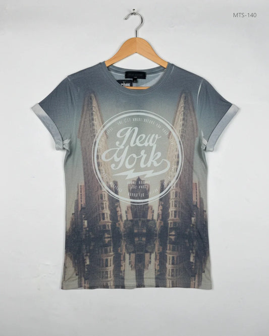 Secondhand Branded Mens Tshirts by River Island, Grey Cotton fabric, Premium condition, for Men - Online Thrift Shop Lahore Pakistan