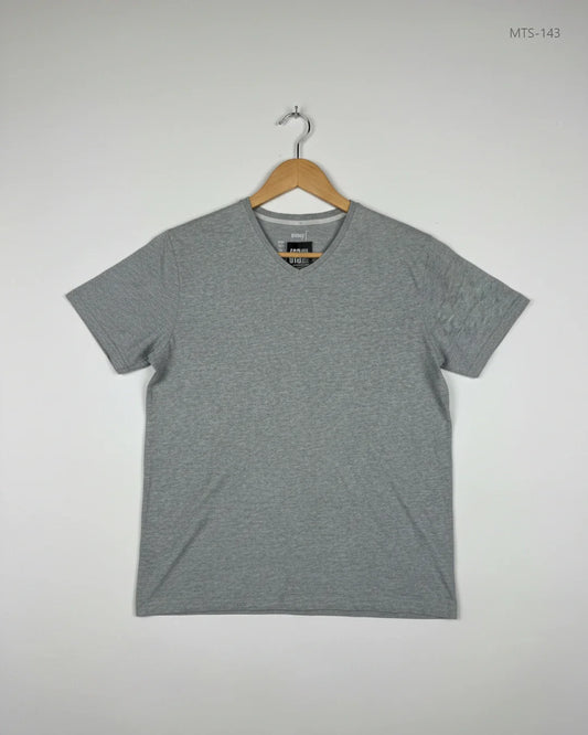 Shop Premium Mens Tshirts by EASY | Preloved Branded Clothes | Grey Cotton | Men | OTS Thrift Store Karachi Pakistan