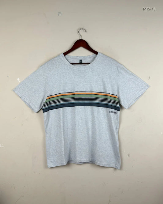 Premium Condition Mens Tshirts | Preloved ZEEMAN | SMOKE GRAY COTTON | Thrift Shop for Men's Karachi Pakistan | OTS