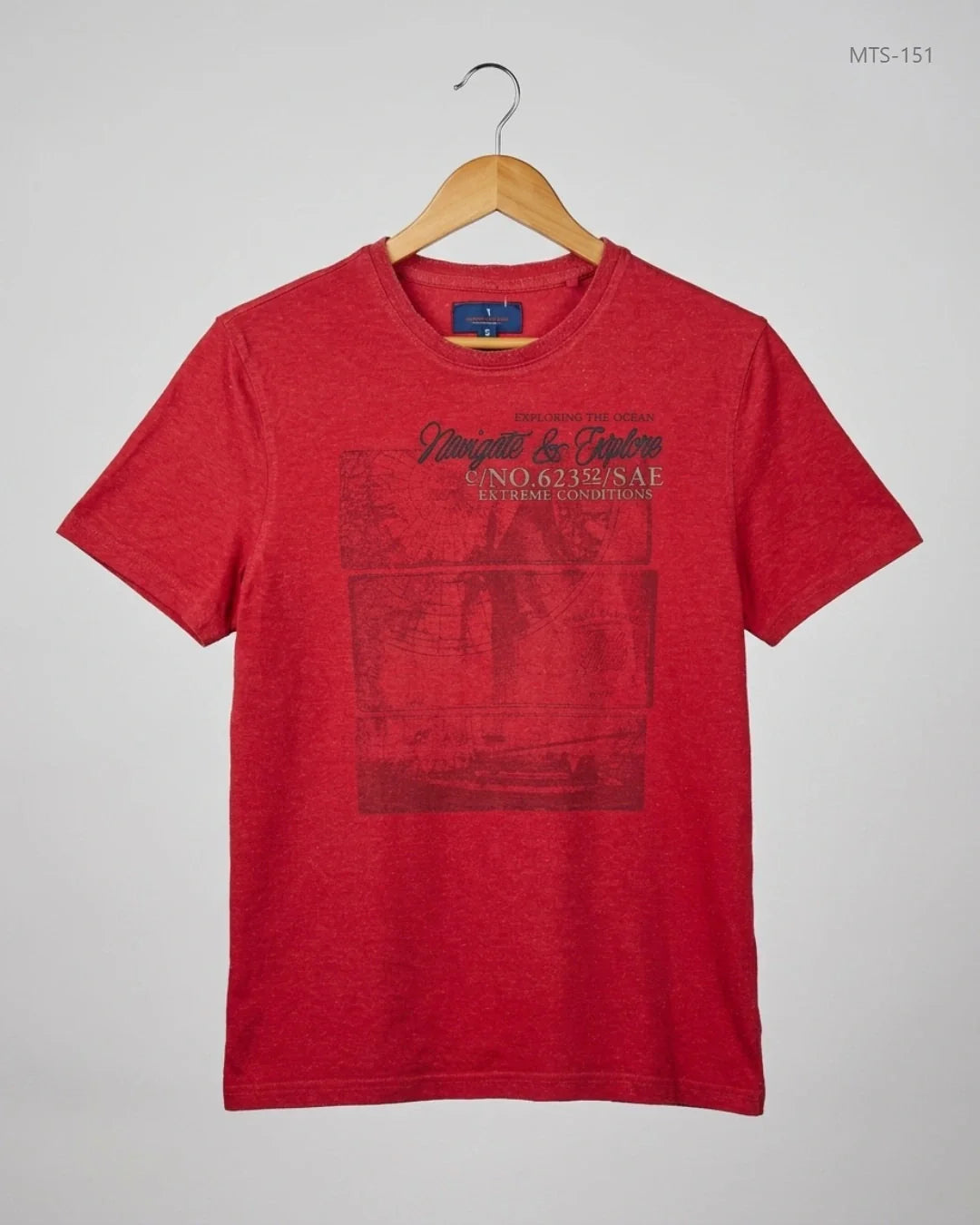 CANDA (MTS-151) Red Mens Tshirts