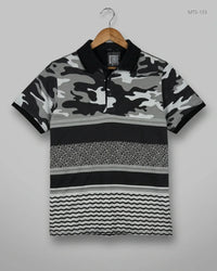 ICONIC (MTS-153) Black Mens Tshirts