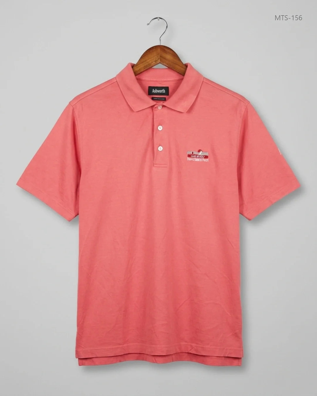 ASHWORTH (MTS-156) Pink Mens Tshirts