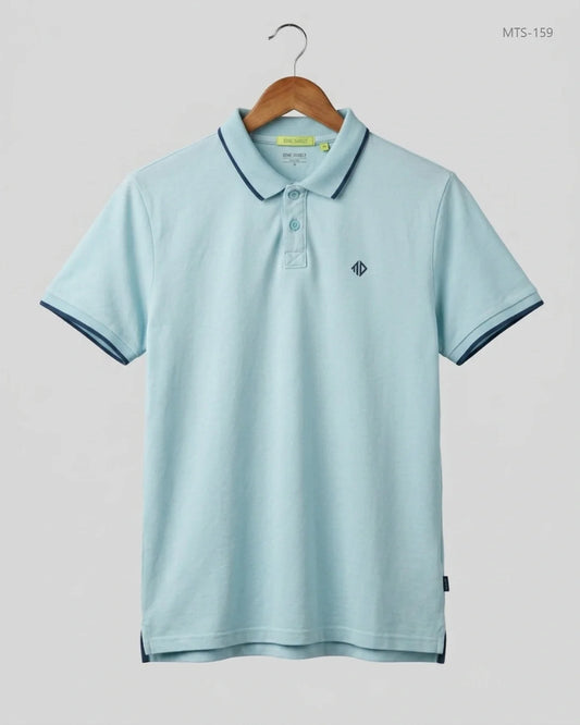 Secondhand Branded Mens Tshirts by GONE SURFIN, Cyan Cotton fabric, Excellent condition, for Men - Online Thrift Shop Karachi Pakistan