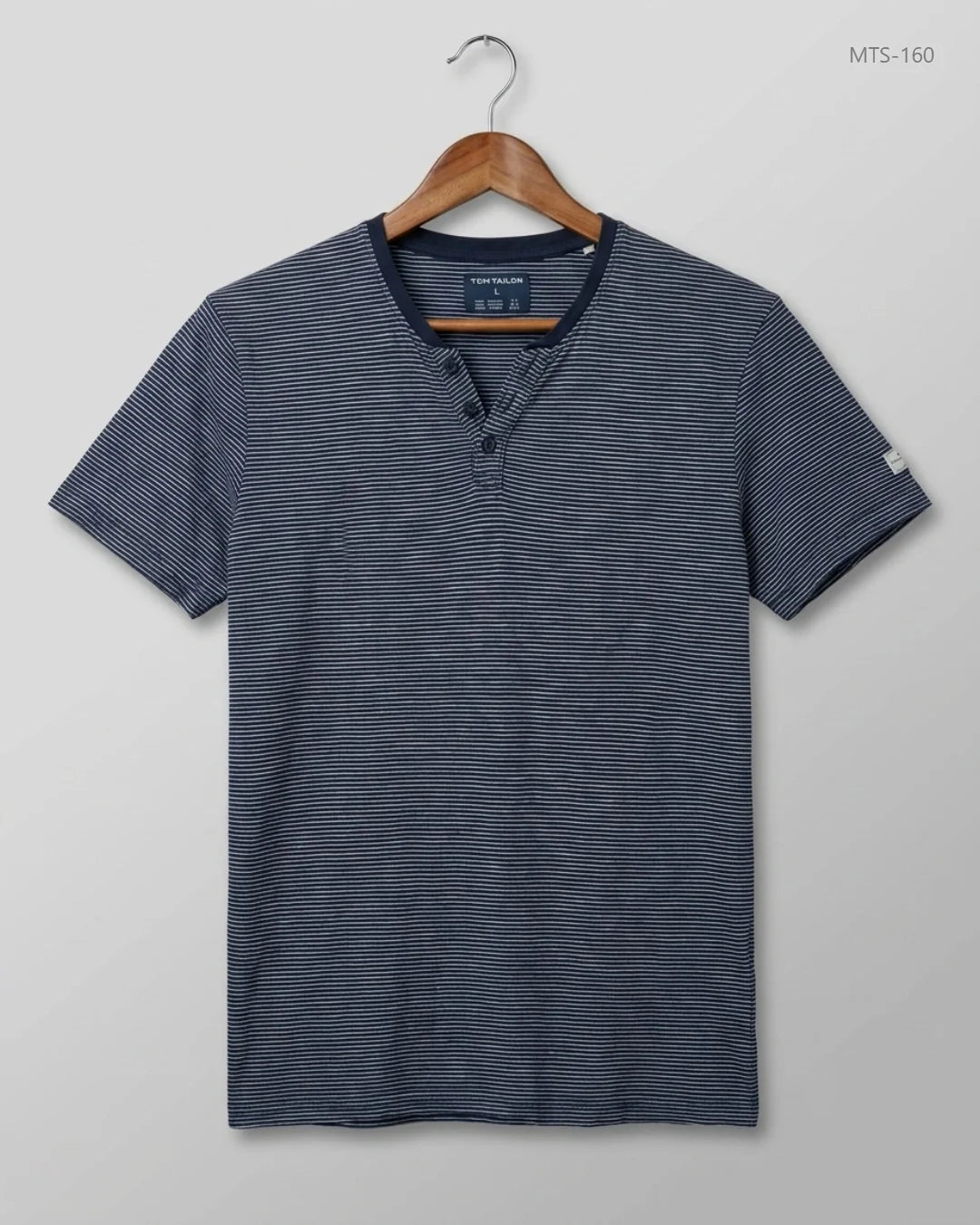 UK Imported secondhand Mens Tshirts - TOM TAILOR brand, Blue Cotton, Premium condition, for Men - Online Thrift Store Lahore Pakistan
