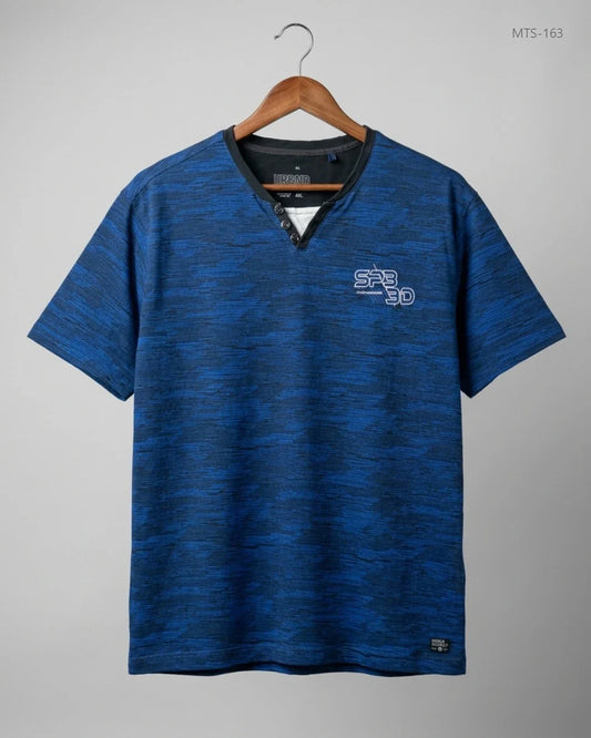 Preloved Excellent Mens Tshirts by CUT LABEL, Blue Cotton for Men - OTS Thrift Shop Karachi Pakistan