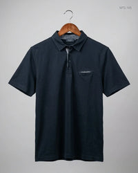 MAERZ (MTS-165) Black Mens Tshirts