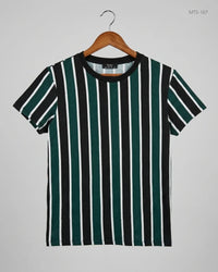 BERSHKA (MTS-167) Green Mens Tshirts