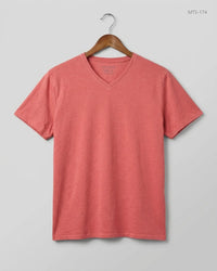 JEAN PASCALE (MTS-174) Pink Mens Tshirts
