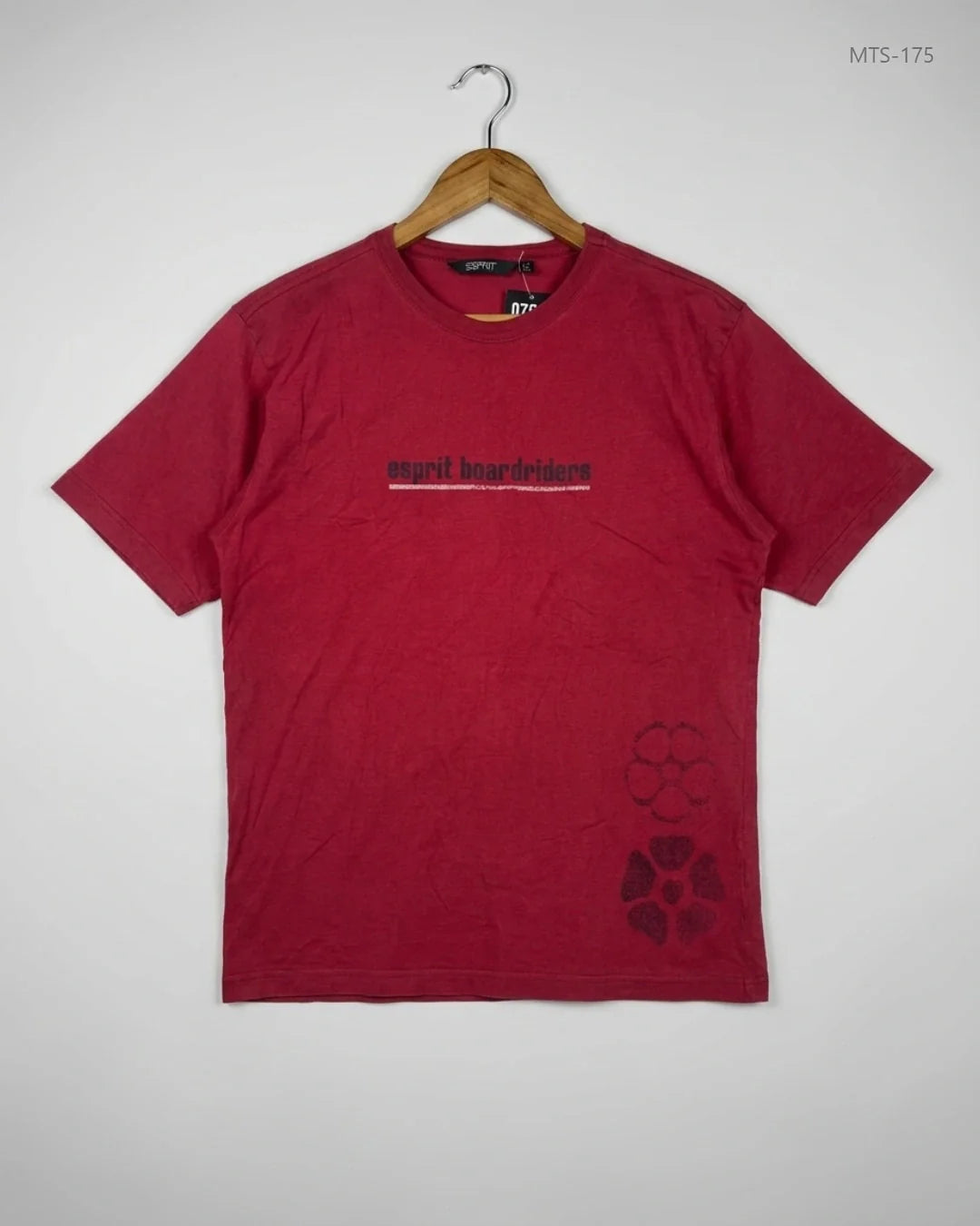 Preloved Premium Mens Tshirts by SPRIT, Red Cotton for Men - OTS Thrift Shop Peshawar Pakistan