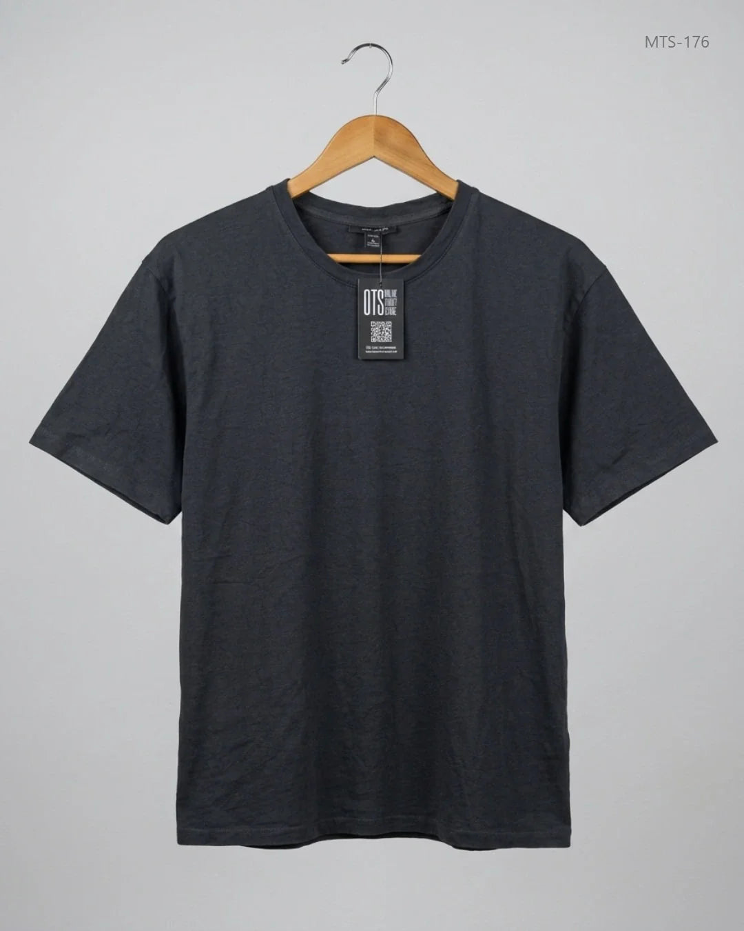 Secondhand Branded Mens Tshirts by SMOG, Black Cotton fabric, Excellent condition, for Men - Online Thrift Shop Peshawar Pakistan