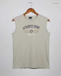 POWER LINE (MTS-180) Beige Mens Tshirts