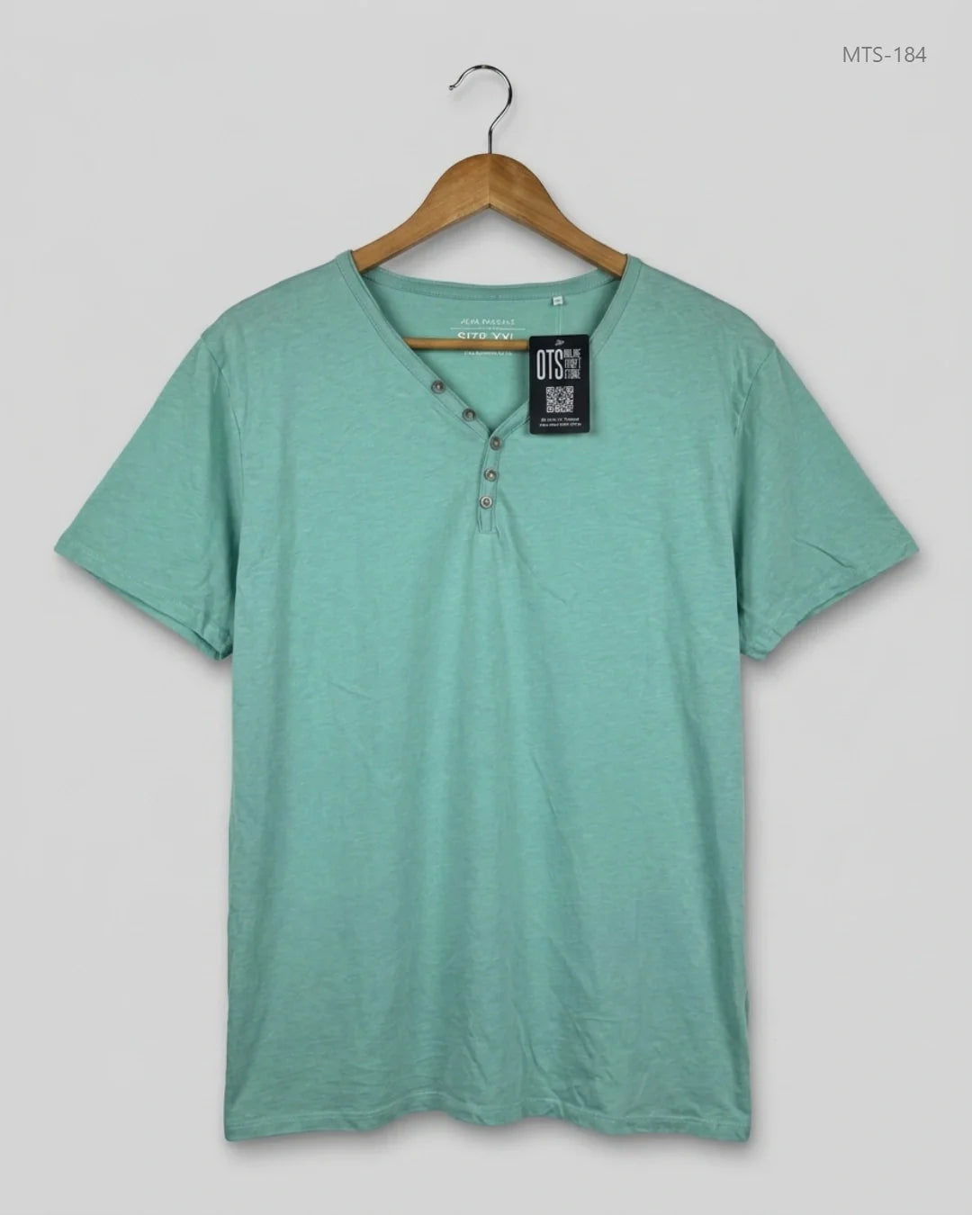 JEAN PASCALE (MTS-184) Cyan Mens Tshirts