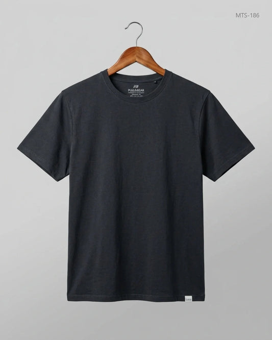 Secondhand Branded Mens Tshirts by PULL&BEAR, Black Cotton fabric, Premium condition, for Men - Online Thrift Shop Lahore Pakistan