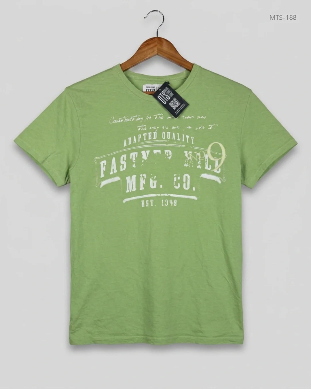 Preloved Premium Mens Tshirts by L.O.G.G, Green Cotton for Men - OTS Thrift Shop Peshawar Pakistan