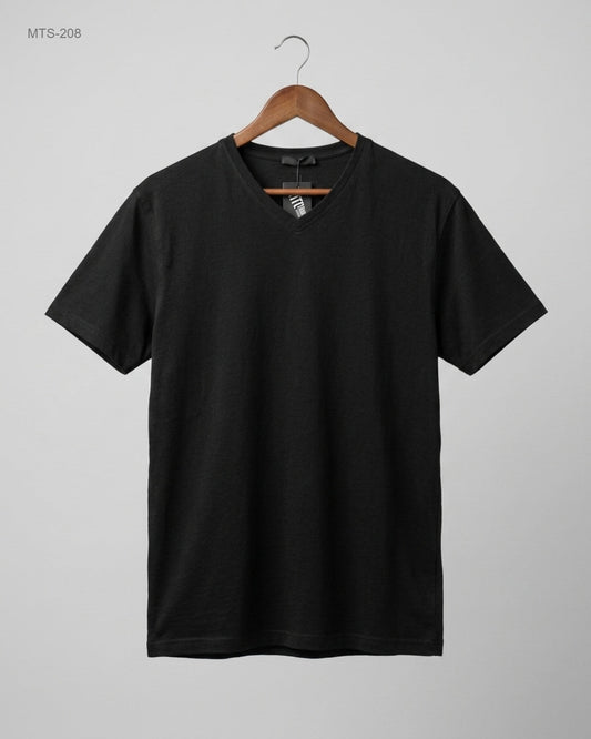 UK Imported secondhand Mens Tshirts - TAILOR & SON brand, Black Cotton, Premium condition, for Mens - Online Thrift Store Lahore Pakistan
