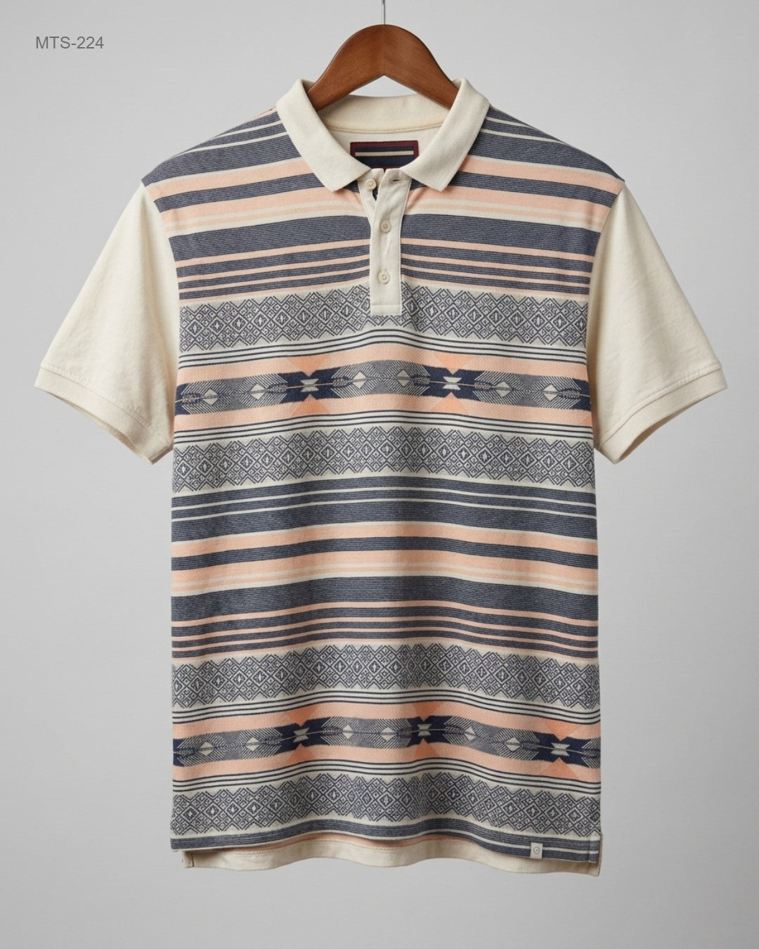 SC&CO (MTS-224) Graphic Print Polo Shirt