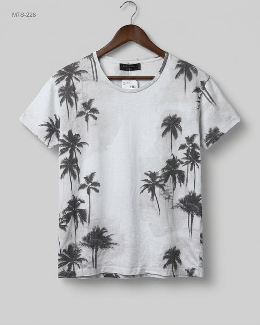 Preloved Excellent Mens Tshirts by RELIGION, White Cotton for Mens - OTS Thrift Shop Karachi Pakistan