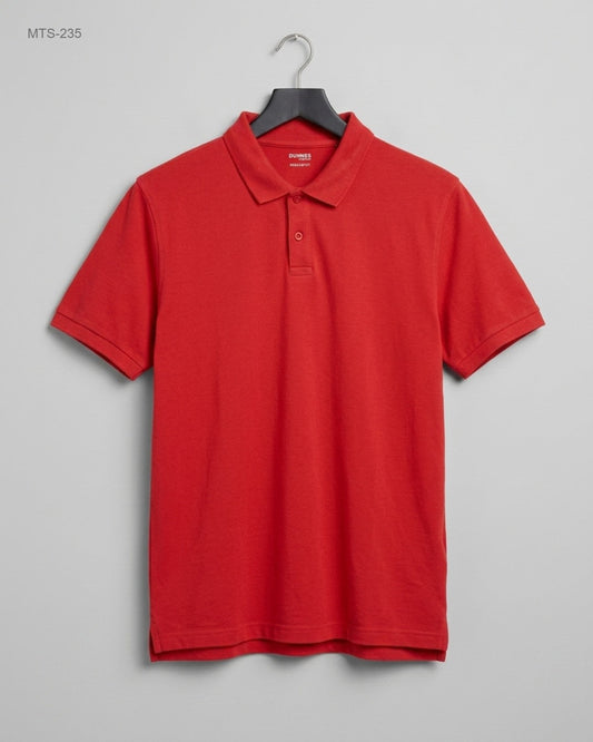 Shop Premium Mens Tshirts by DUNNES | Preloved Branded Clothes | Red Cotton | Mens | OTS Thrift Store Islamabad Pakistan
