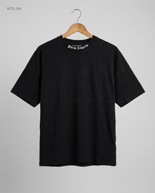 Mens Tshirts | PALM ANGELS | Preloved Branded | Black Cotton | Excellent | OTS Thrift Store Islamabad Pakistan