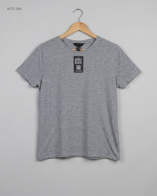 Secondhand Branded Mens Tshirts by New Look, Grey Cotton fabric, Premium condition, for Mens - Online Thrift Shop Lahore Pakistan