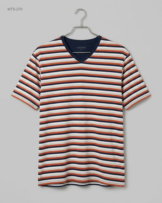 UK Imported secondhand Mens Tshirts - SCHIESSER brand, Multi Cotton, Premium condition, for Mens - Online Thrift Store Islamabad Pakistan