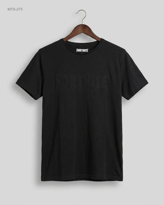 UK Imported secondhand Mens Tshirts - FORTNITE brand, Black Cotton, Premium condition, for Mens - Online Thrift Store Peshawar Pakistan