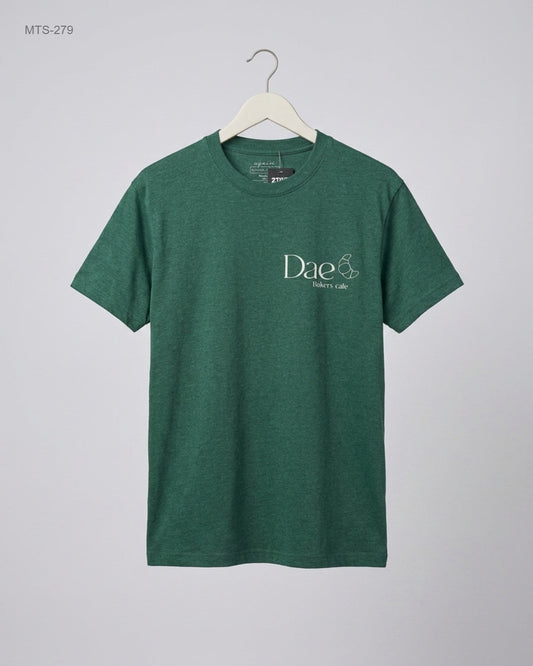 Secondhand Branded Mens Tshirts by AGAIN, Green Cotton fabric, Premium condition, for Mens - Online Thrift Shop Lahore Pakistan
