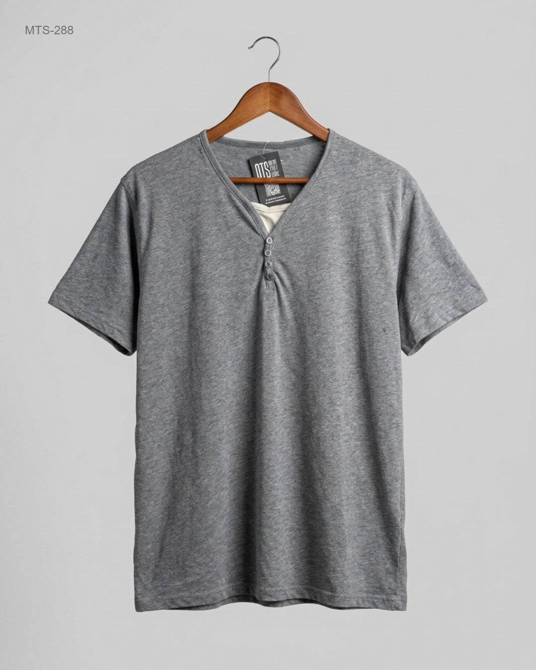 IDENTIC (MTS-288) Henley T-shirt